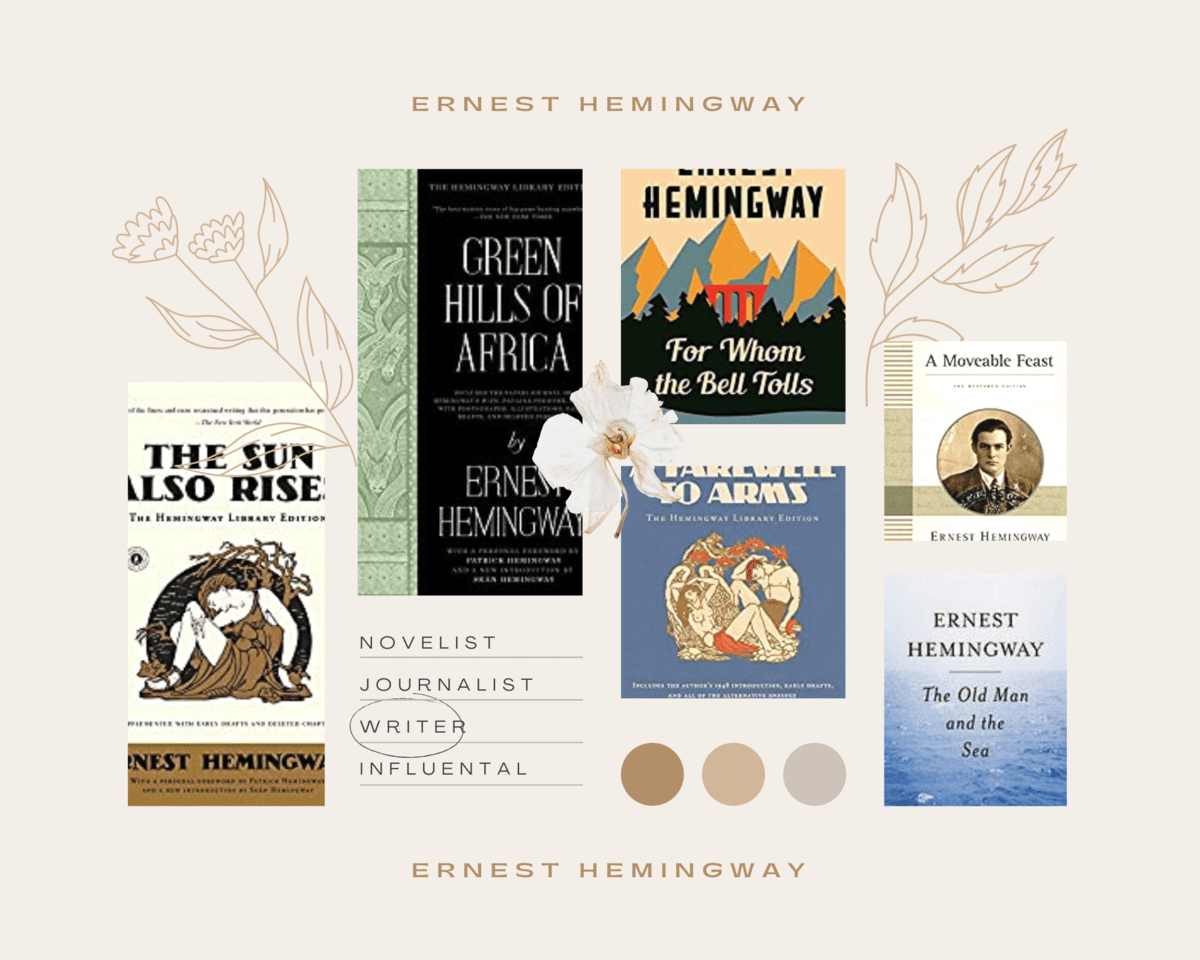 books written by ernest hemingway